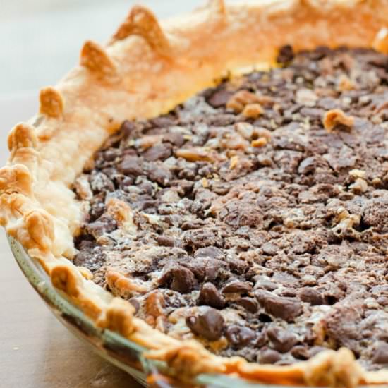 Grandma's Chocolate Pecan Pie - Recipe photo by MirandaAlexis