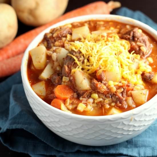 Beef Barley Soup - Recipe photo by chocolatewithgrace