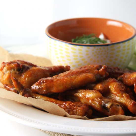 Baked Buffalo Wings - Recipe photo by 24carrotlife