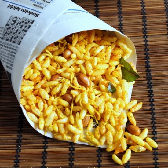 Masala Puffed Rice - Recipe photo by vegrecipeworld