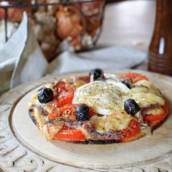 Chickpea pizza base (gf) - Recipe photo by Healthy Epicurean