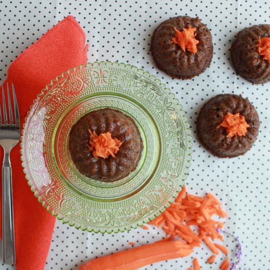 Chocolate Protein Cakes - Recipe photo by BigHairandFoodieFare