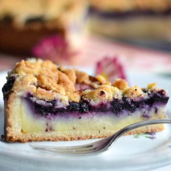 German Custard Crumble Cake - Recipe photo by s-kueche