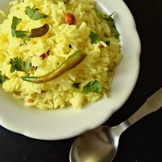 Lime Rice -South Indian Style - Recipe photo by sathyapriya