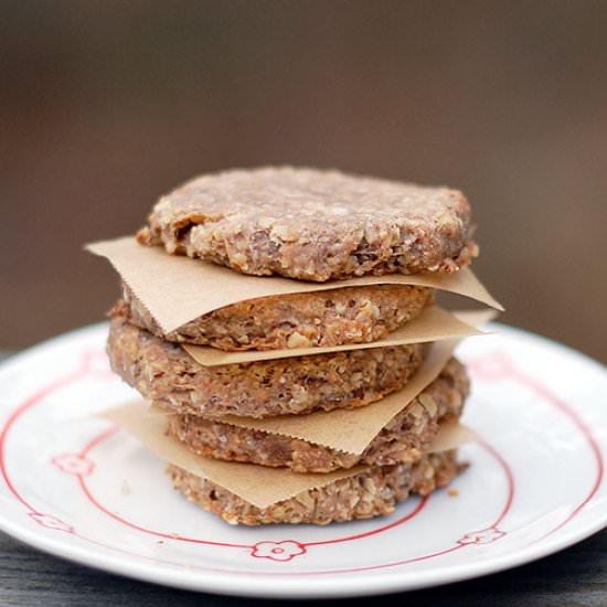 Banana Flax Vegan Dog Cookies - Recipe photo by geekypoet