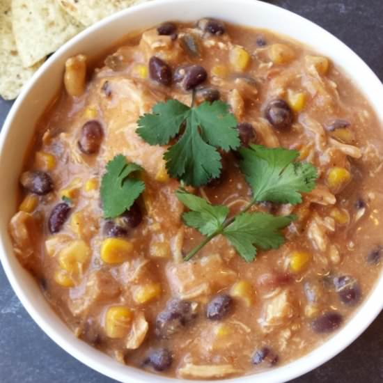 Crockpot Chicken Taco soup - Recipe photo by sparkofcreativity