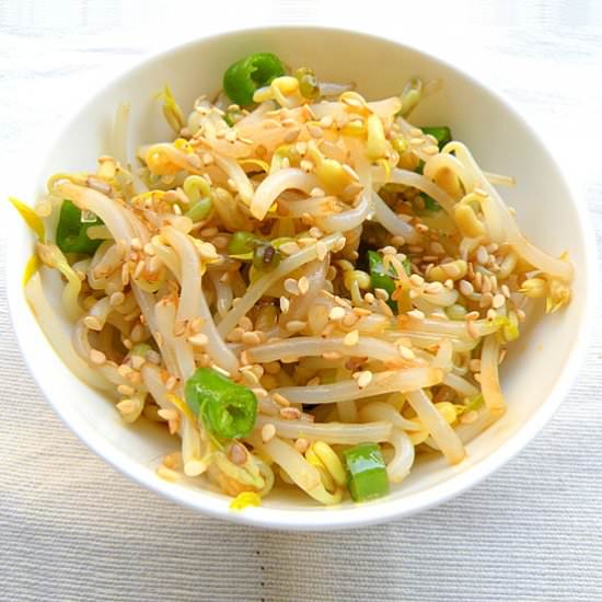 Sukju Namul…Korean Mung Bean Sprout - Recipe photo by mmskitchenbites