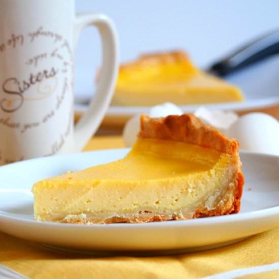 Egg Pie - Recipe photo by Woman Scribbles