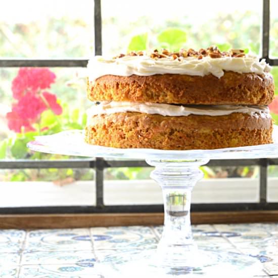 Cinnamon and Pineapple Carrot Cake - Recipe photo by Kitchengetaway