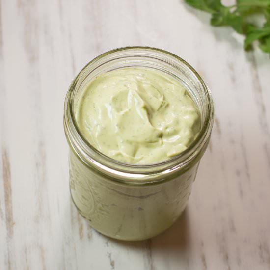 Avocado Lime Ranch Dressing - Recipe photo by Watch Learn Eat