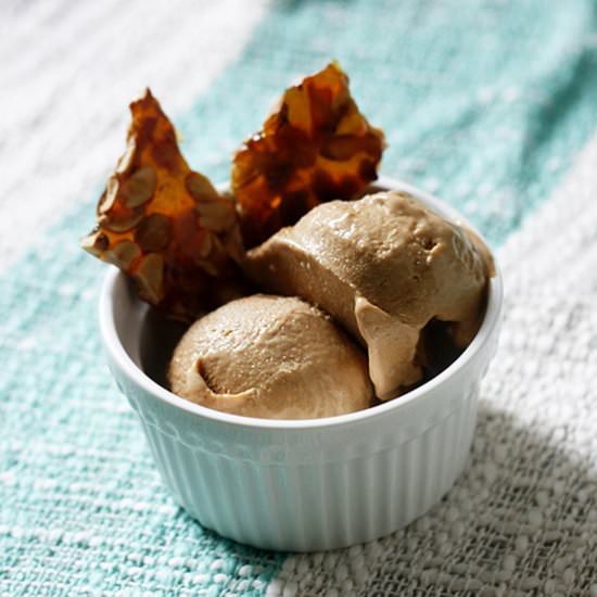 Dulce-de-leche Ice Cream - Recipe photo by Enzo the Baker