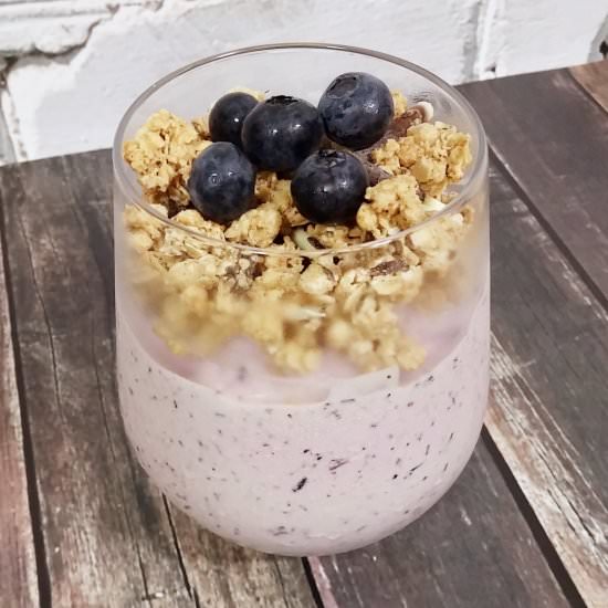 Banana and Blueberry Ice Cream - Recipe photo by springtomorrow