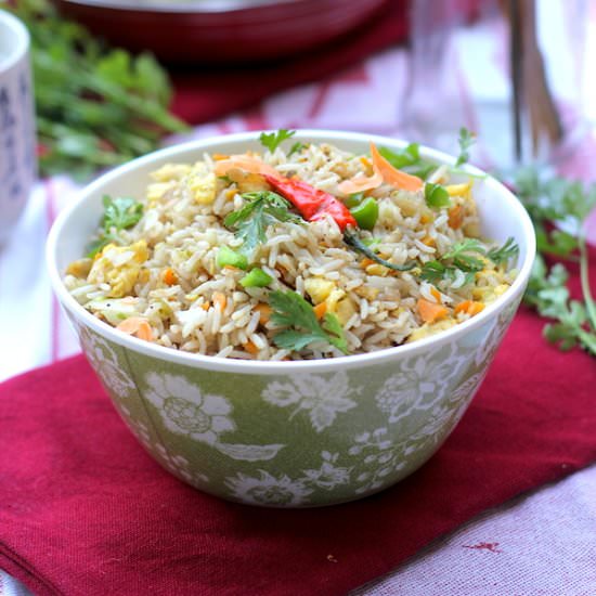 Egg Fried Rice - Recipe photo by saffrontrail