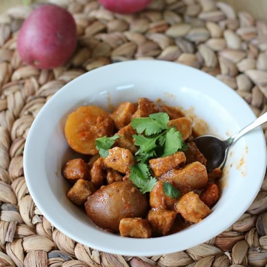 Pork Stew with Cilantro - Recipe photo by joyful scribblings