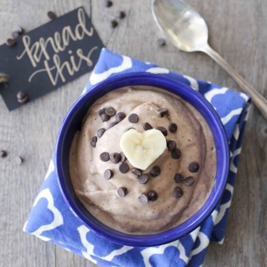 Chocolate PB Banana Ice Cream - Recipe photo by kneadtocook