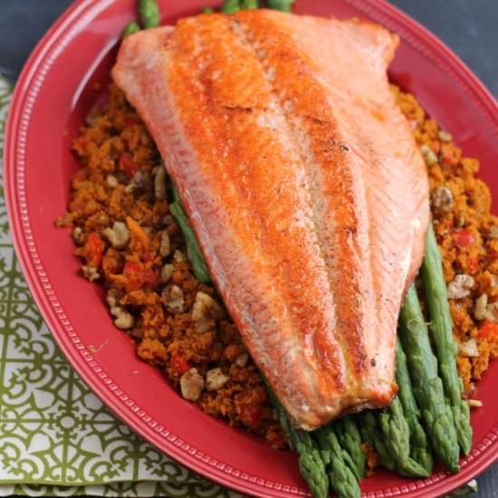 Pan Seared Salmon - Recipe photo by frugalfoodiemama