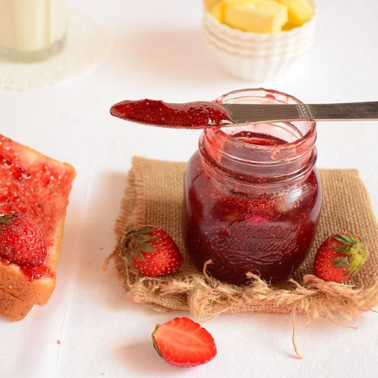 Homemade Strawberry Jam No Pectin - Recipe photo by currytrail