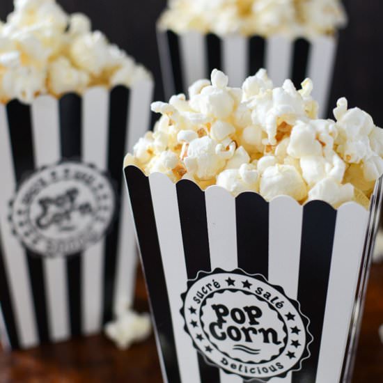 How to Make Stovetop Popcorn - Recipe photo by simplywhisked