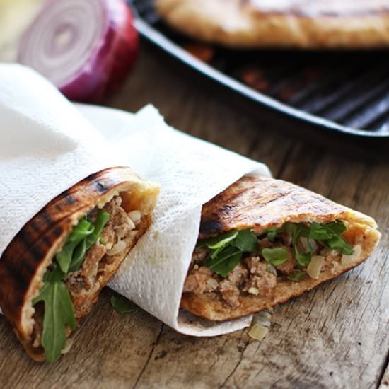 Lamb Pitta Toastie - Recipe photo by Hari Ghotra