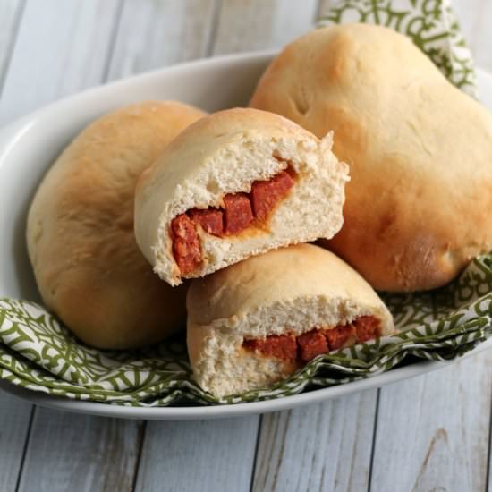 Homemade Pepperoni Rolls - Recipe photo by frugalfoodiemama