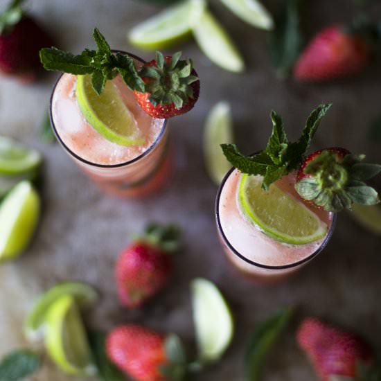 Strawberry Mojitos - Recipe photo by My Diary of Us