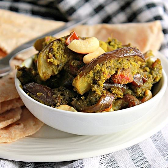 Eggplant And Coriander Curry - Recipe photo by Aromatic Cooking