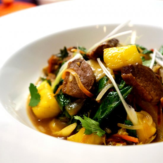 Mr Wei's Sweet & Sour Duck Stir Fry - Recipe photo by theocooks