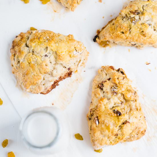 Irish Soda Bread Scones - Recipe photo by theblondechef