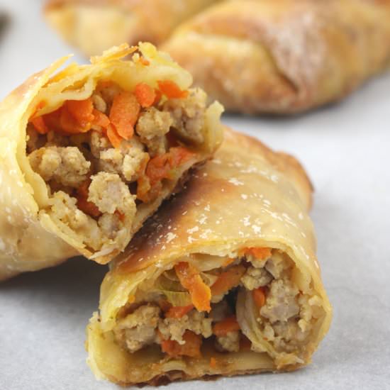 Baked Egg Rolls - Recipe photo by thegarlicdiaries