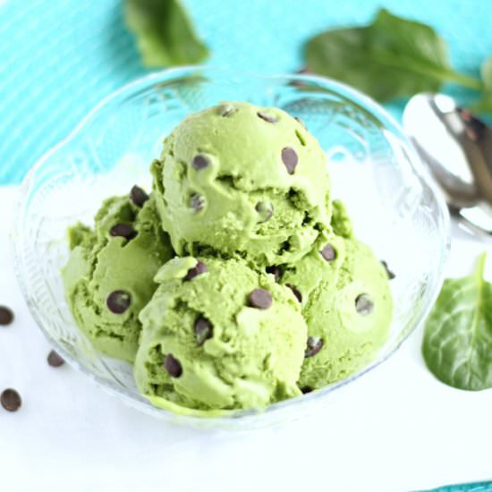 Mint Chip Ice Cream Dye-Free Vegan - Recipe photo by petiteallergytreats