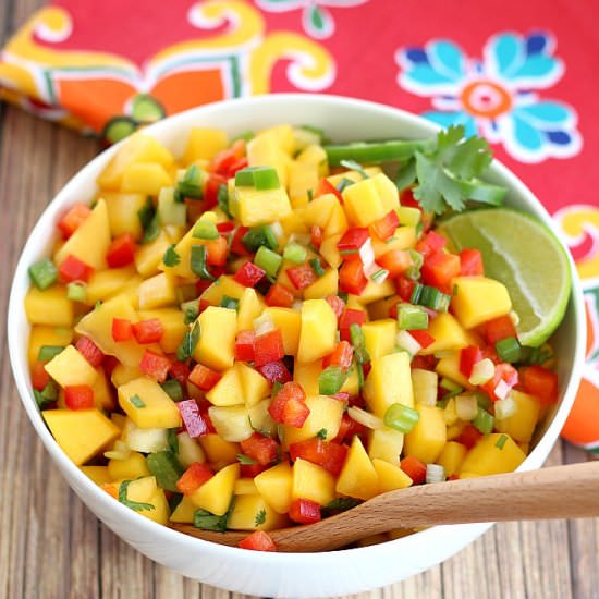 Fresh Mango Salsa - Recipe photo by gooddinnermom