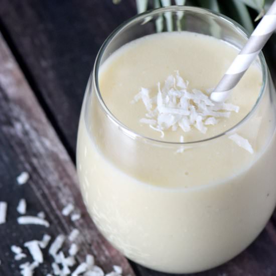 Easy Tropical Coconut Smoothie - Recipe photo by NiftyMom