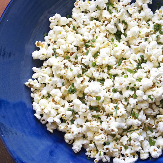 Lemon and Chive Popcorn - Recipe photo by JENNIFERMEDHURST