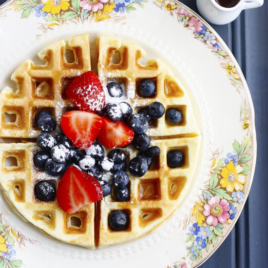 No Fail Waffles - Recipe photo by fcottage