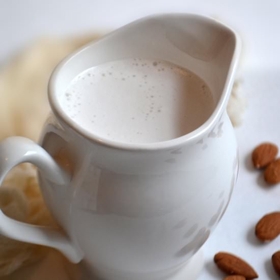 Easy Raw Almond Milk - Recipe photo by foodhighs