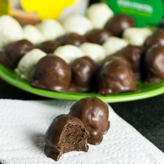 Girl Scout Cookie Truffles - Recipe photo by Chattavore