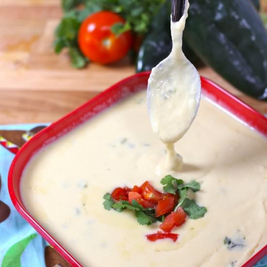 Roasted Poblano Cheese Sauce - Recipe photo by ezpzmealz