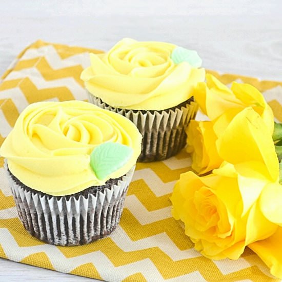 Buttercream Rose Cupcake - Recipe photo by Cakes By Chichi