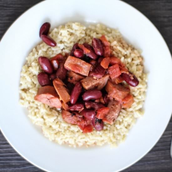 Quick Red Beans and Rice - Recipe photo by RecipeRighter