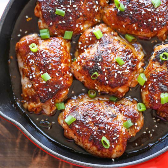 Baked Honey Sesame Chicken - Recipe photo by damndelicious