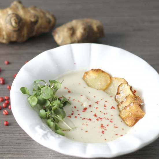Creamy Sunchoke Soup - Recipe photo by saffronandsun