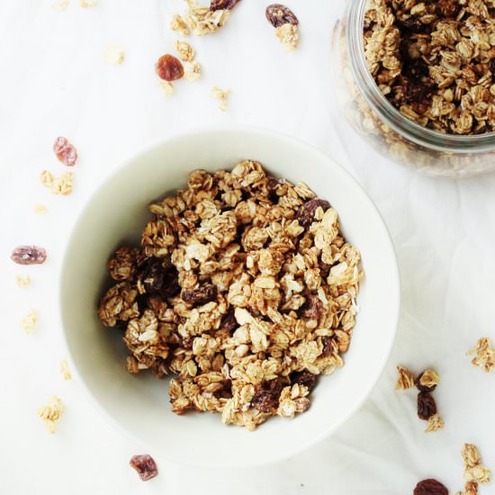 Cinnamon Maple Nut Granola - Recipe photo by euphoricvegan