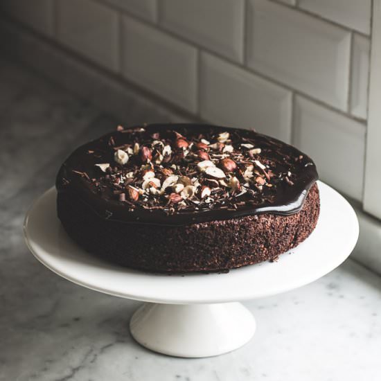 Flourless Chocolate Hazelnut Cake - Recipe photo by bakingmagique