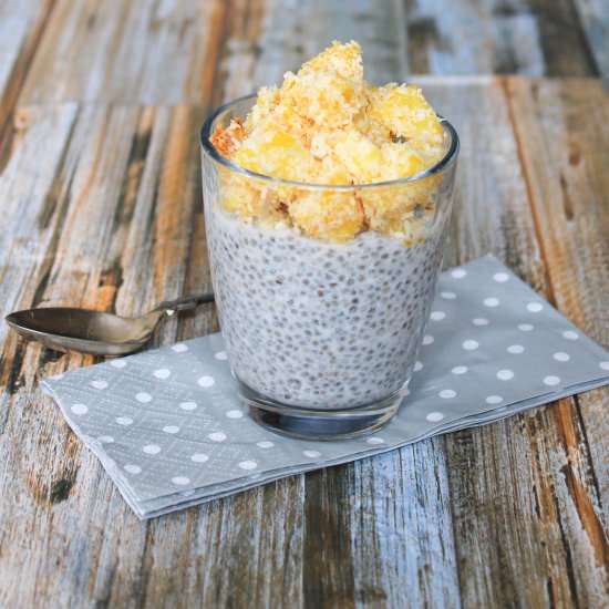 Pineapple Chia Pudding - Recipe photo by gingerinthebasement