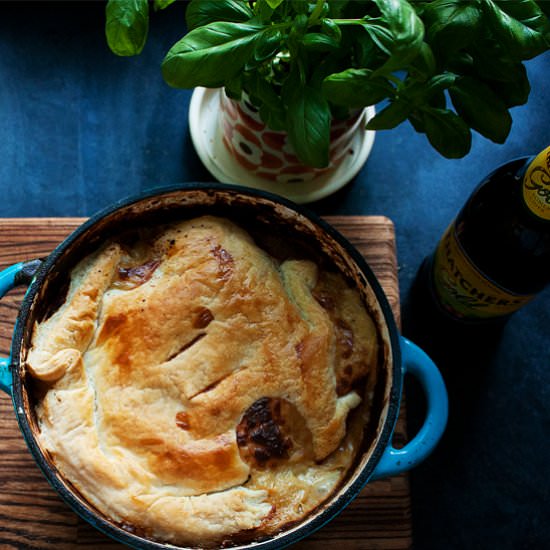Chicken, Leek and Cider Pie - Recipe photo by whereisharriet