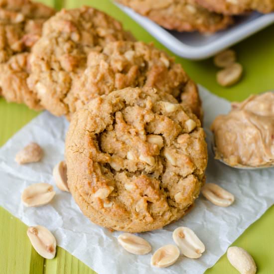 Flourless Crunchy PB Cookies - Recipe photo by freshaprilflours