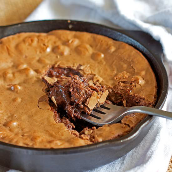 Ultimate Chocolate Skillet Cookie - Recipe photo by itbakesmehappy