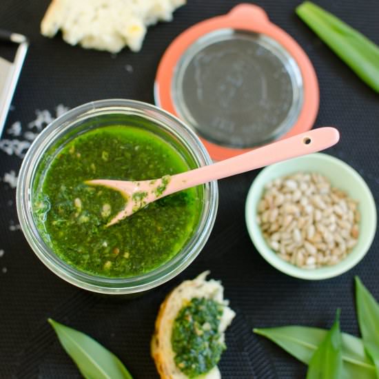 Ramson pesto - Recipe photo by Dovilyte
