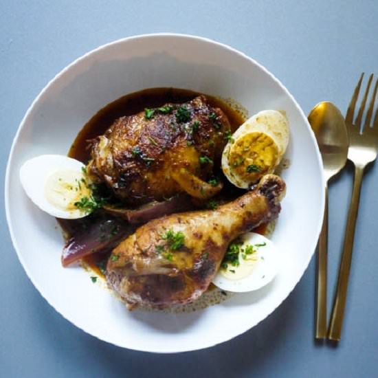 Doro Wat (Spicy Ethiopian Chicken) - Recipe photo by eatmorefoodproject