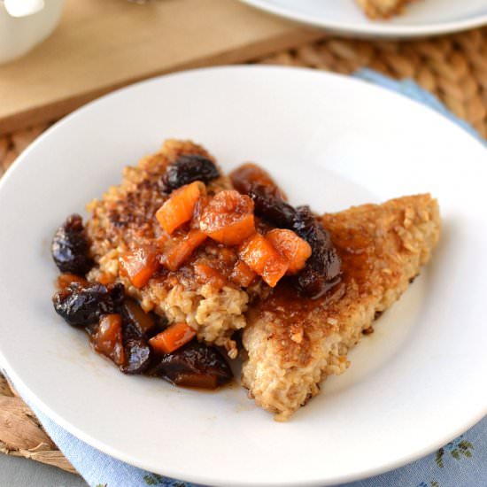 Pan Seared Oatmeal - Recipe photo by Pavani